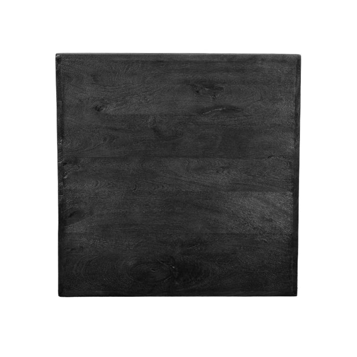 LABEL51 Tafelblad Straight Edge - Zwart - Mangohout-Eettafels-LABEL51