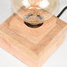LABEL51 Tafellamp Block Rough Mangohout 11x11x6 cm-Tafellampen-LABEL51