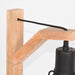LABEL51 Tafellamp Drop Zwart Metaal Mangohout 29x34x53 cm-Tafellampen-LABEL51