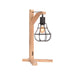 LABEL51 Tafellamp Drop Zwart Metaal Mangohout 29x34x53 cm-Tafellampen-LABEL51