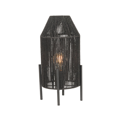LABEL51 Tafellamp Ibiza - Zwart - Jute - 1-Lichts-Tafellampen-LABEL51