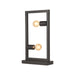 LABEL51 Tafellamp Quadrato Metaal Zwart 10x20x45 cm-Tafellampen-LABEL51