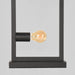 LABEL51 Tafellamp Quadrato Metaal Zwart 10x20x45 cm-Tafellampen-LABEL51