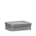 LABEL51 Theedoos Antiek Grijs Metaal - 27x19x8 cm-Opbergdozen en manden-LABEL51