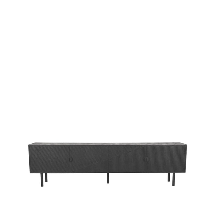 LABEL51 Tv-meubel Cotia - Zwart - Mangohout - One Size-TV-meubels-LABEL51