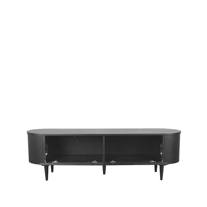 LABEL51 Tv-meubel Oliva - Zwart - Eiken - 180 cm-TV-meubels-LABEL51