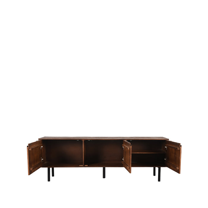 LABEL51 Tv-meubel Rio - Espresso - Mangohout - 180 cm-TV-meubels-LABEL51