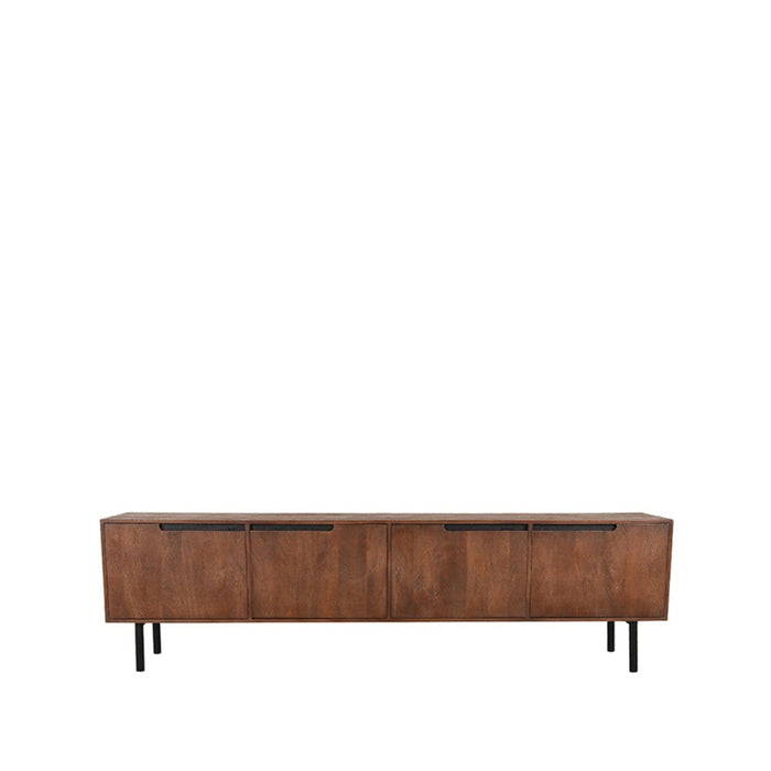 LABEL51 Tv-meubel Rio - Espresso - Mangohout - 220 cm-TV-meubels-LABEL51