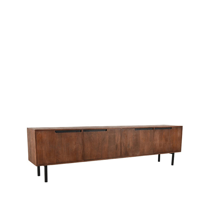 LABEL51 Tv-meubel Rio - Espresso - Mangohout - 220 cm-TV-meubels-LABEL51