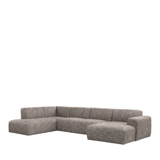 LABEL51 U-Bank Verona Links Taupe 380x222x78 cm-U-banken-LABEL51