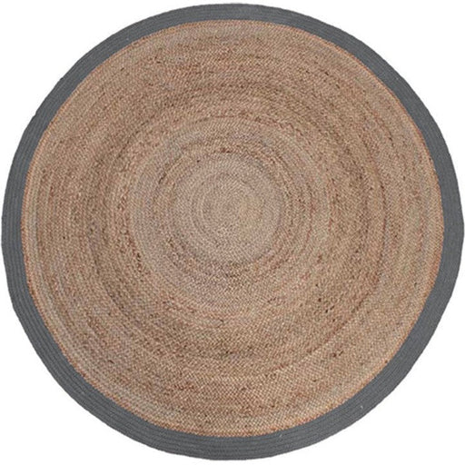 LABEL51 Vloerkleden Jute - Grijs - Jute - 90x90 cm-Rechthoekige vloerkleden-LABEL51