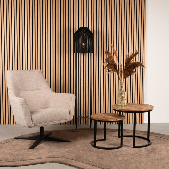 Vloerkleden Mody - Taupe - Polyester - 160x230 cm - Organisch-Rechthoekige vloerkleden-LABEL51