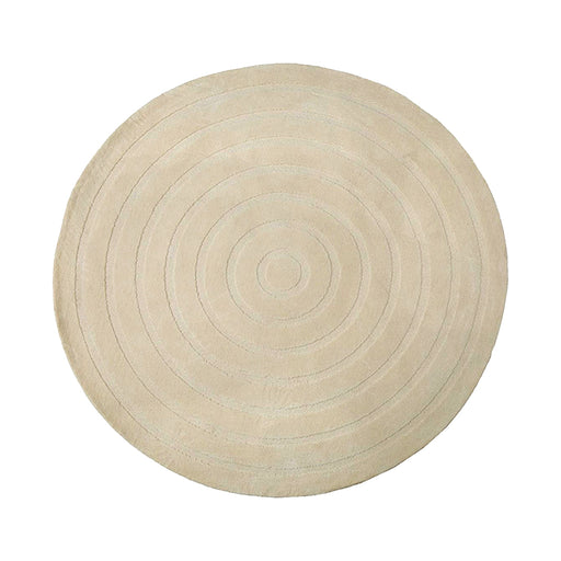 LABEL51 Vloerkleed 150x150 Agra Zand Polyester-Rechthoekige vloerkleden-LABEL51