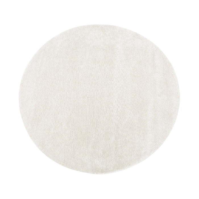 LABEL51 Vloerkleed 150x150 Mila Ivoor Polyester-Ronde vloerkleden-LABEL51