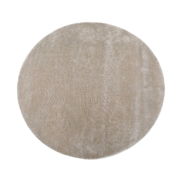 LABEL51 Vloerkleed 150x150 Mila Taupe Polyester-Ronde vloerkleden-LABEL51