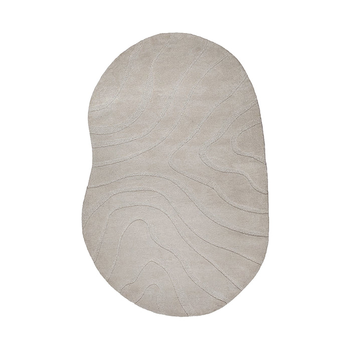 LABEL51 Vloerkleed 160x230 Goa Taupe Polyester-Rechthoekige vloerkleden-LABEL51