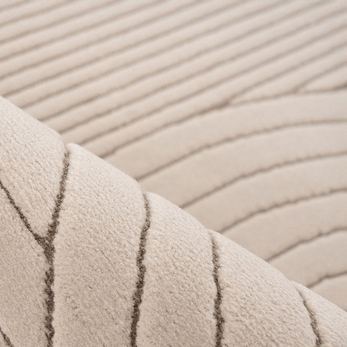 LABEL51 Vloerkleed 290x160 Lavita Taupe Polyester-Rechthoekige vloerkleden-LABEL51