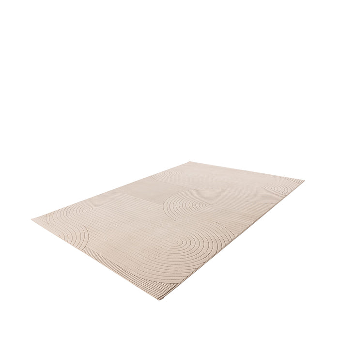 LABEL51 Vloerkleed 290x200 Lavita Taupe Polyester-Rechthoekige vloerkleden-LABEL51