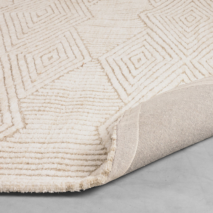 LABEL51 Vloerkleed Cosy Taupe Polyester 160x230 cm-Rechthoekige vloerkleden-LABEL51