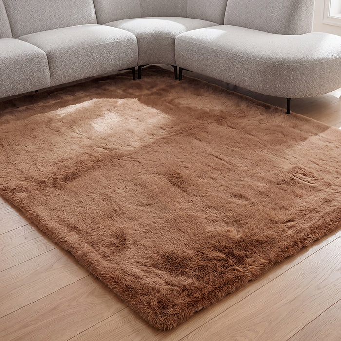 LABEL51 Rug Indy - Chocolate - Polyester - 160x230 cm