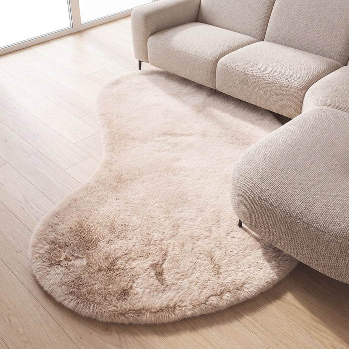 Rugs Indy - Beige - Polyester - 160x230 cm - Organic