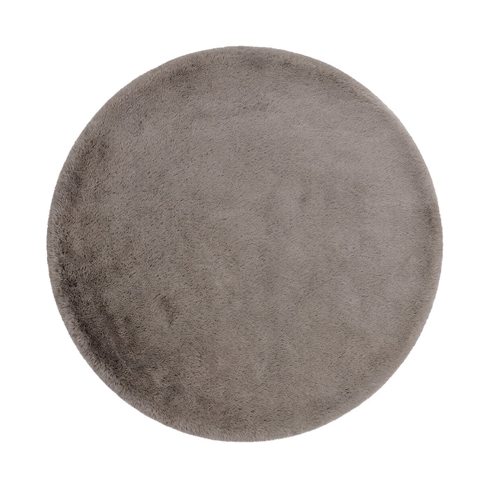 LABEL51 Vloerkleed Indy taupe rond 200 cm