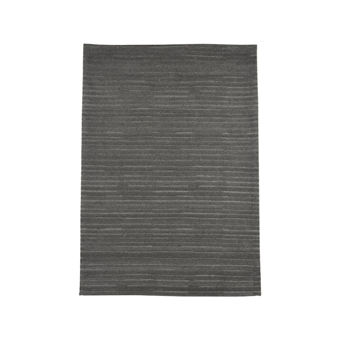 LABEL51 Vloerkleed Luxy Antraciet Wol 160x230 cm-Rechthoekige vloerkleden-LABEL51