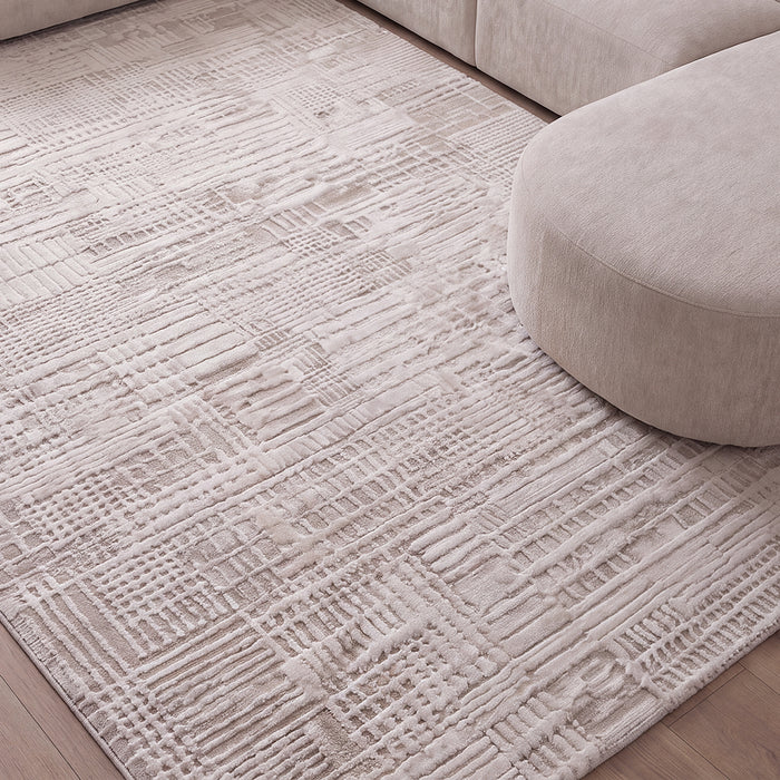 LABEL51 Vloerkleed Manila beige polyester 160x230 cm