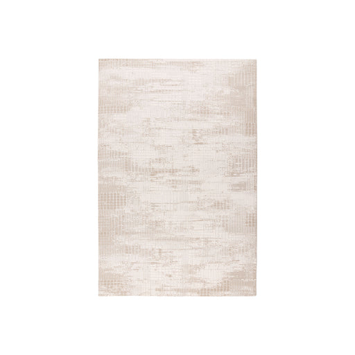 Rechthoekig beige LABEL51 vloerkleed Manila van 160x230 cm met een subtiel geweven textuur in polyester.