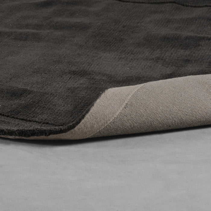 LABEL51 Vloerkleed Mody Antraciet Polyester 200x300 cm-Rechthoekige vloerkleden-LABEL51