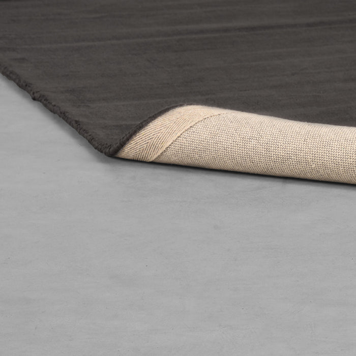 LABEL51 Vloerkleed Velvy Antraciet Viscose 160x230 cm-Rechthoekige vloerkleden-LABEL51