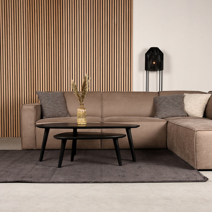 LABEL51 Vloerkleed Velvy Antraciet Viscose 160x230 cm-Rechthoekige vloerkleden-LABEL51