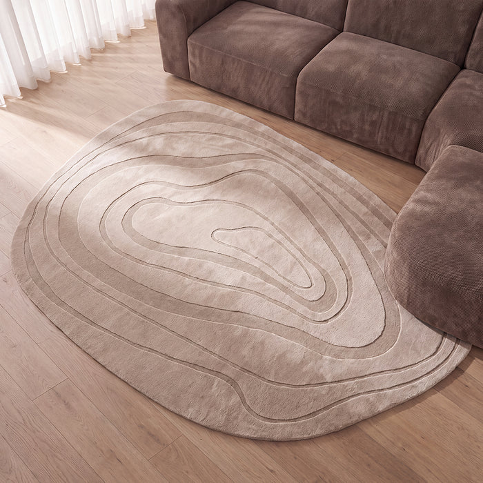 LABEL51 Vloerkleed Vinto Organisch Beige 160x230 cm