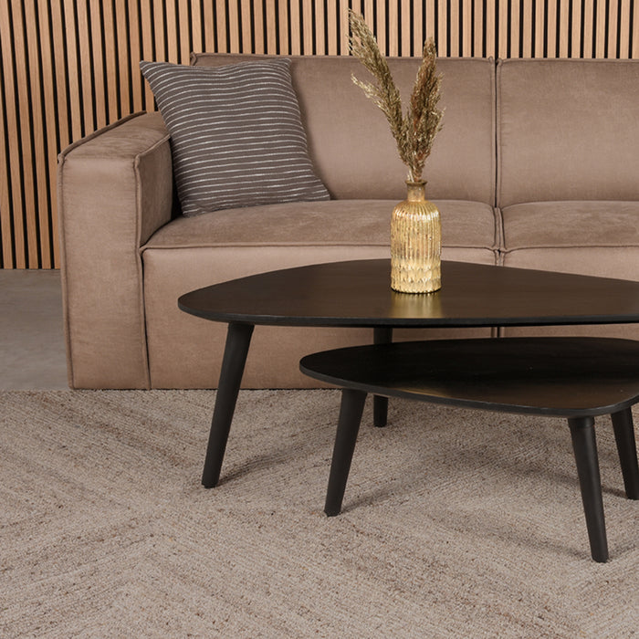 LABEL51 Vloerkleed Vloerkleden Blendy Taupe Wol 160x230 cm-Rechthoekige vloerkleden-LABEL51