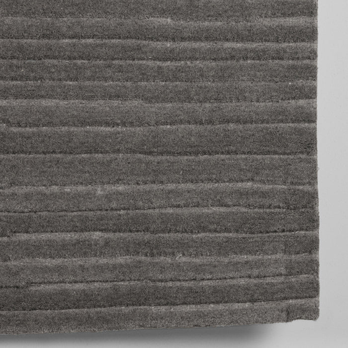 LABEL51 Vloerkleed Vloerkleden Luxy Antraciet Wol 200x300 cm-Rechthoekige vloerkleden-LABEL51