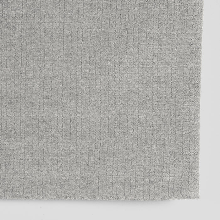 LABEL51 Vloerkleed Wolly Grijs Wol 200x300 cm-Rechthoekige vloerkleden-LABEL51