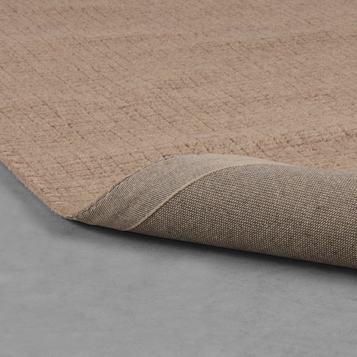 LABEL51 Vloerkleed Wolly Taupe Wol 200x300 cm-Rechthoekige vloerkleden-LABEL51