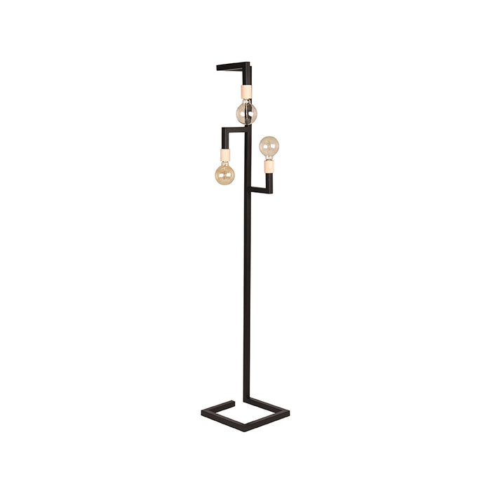 LABEL51 Vloerlamp Loco - Zwart - Metaal - SALE-Vloerlampen-LABEL51
