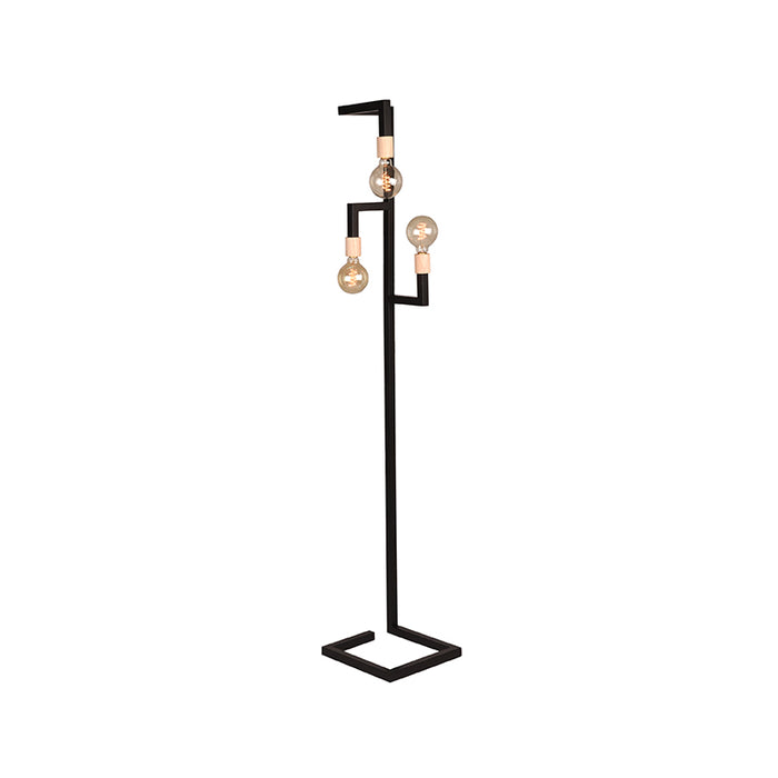 LABEL51 Vloerlamp Loco - Zwart - Metaal - SALE-Vloerlampen-LABEL51