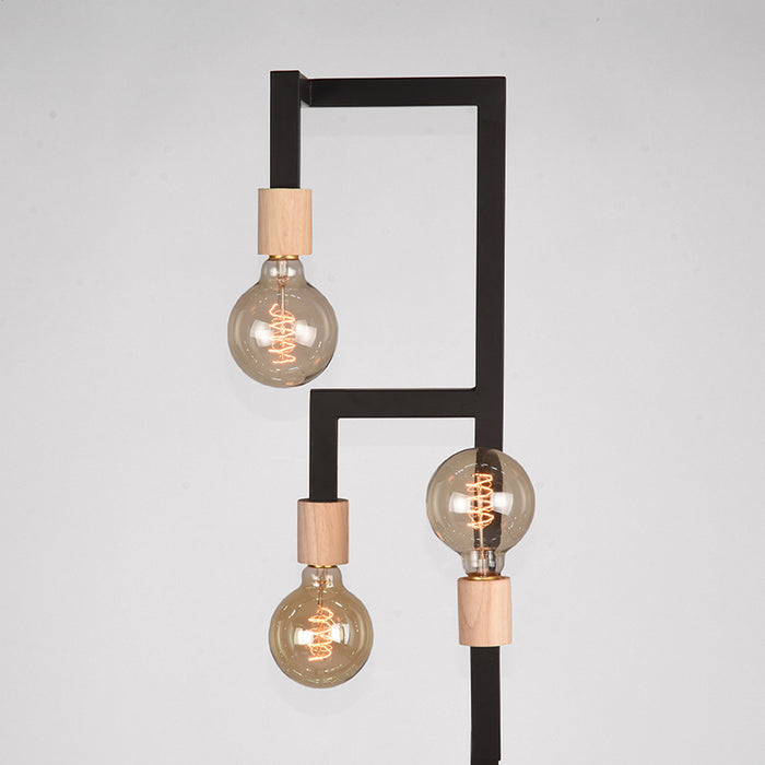 LABEL51 Vloerlamp Loco - Zwart - Metaal-Vloerlampen-LABEL51