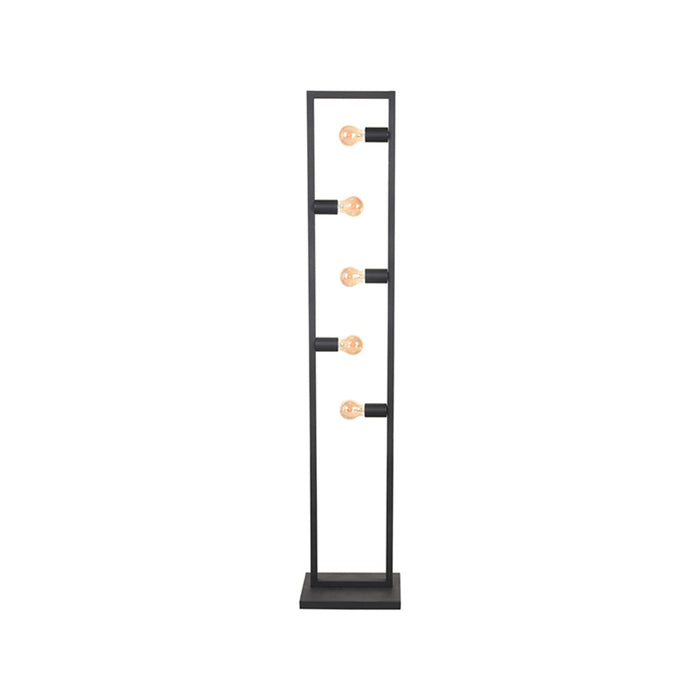 LABEL51 Vloerlamp Quadrato Zwart Metaal - 35x25x160 cm-Vloerlampen-LABEL51
