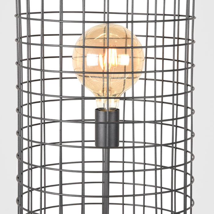 LABEL51 Vloerlamp Solido Zwart Metaal - 31x31x146 cm-Vloerlampen-LABEL51