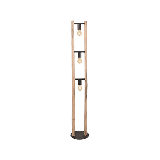 LABEL51 Vloerlamp Woody - Naturel - Hout - One Size-Vloerlampen-LABEL51