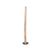 LABEL51 Woody vloerlamp van 150 cm met een naturel houten balk op een ronde zwarte metalen voet.