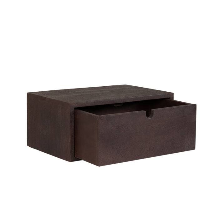 LABEL51 Wandconsole Hover Espresso Mangohout 45x30x20 cm-Wandplanken-LABEL51
