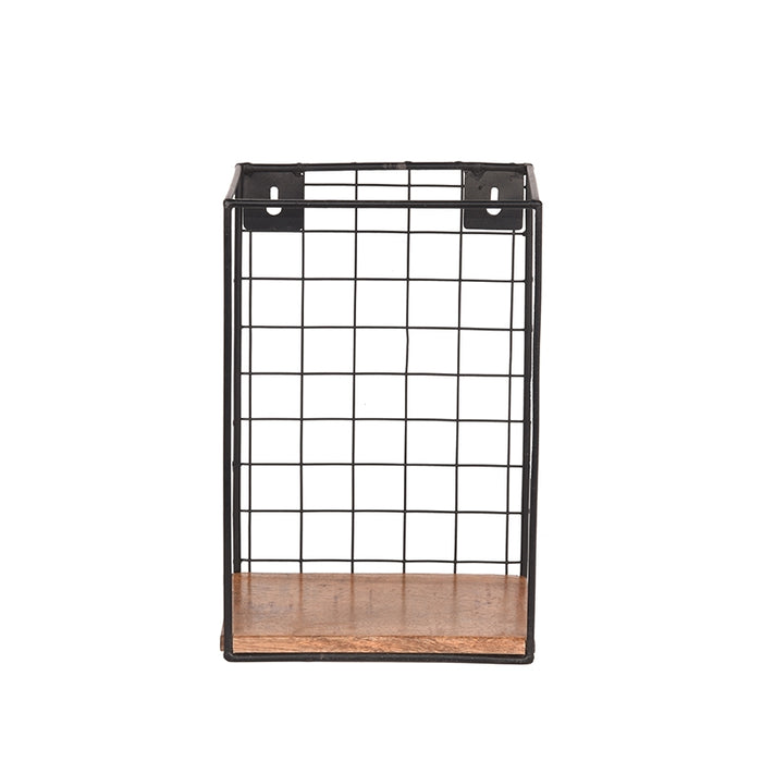 LABEL51 Wanddecoratie Firm Wandrek - Rough - Mangohout - L-Vakkenkasten-LABEL51