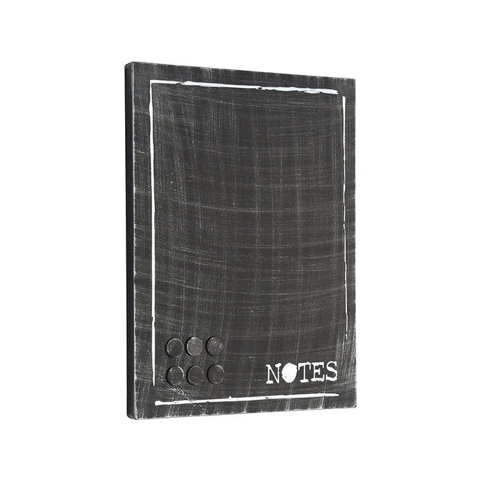 LABEL51 Wanddecoratie Memobord Antiek Zwart Metaal - 36x3x46 cm-Wanddecoratie-LABEL51