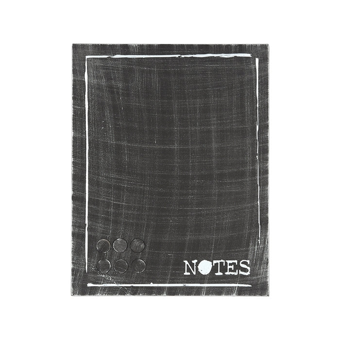 LABEL51 Wanddecoratie Memobord Antiek Zwart Metaal - 36x3x46 cm-Wanddecoratie-LABEL51