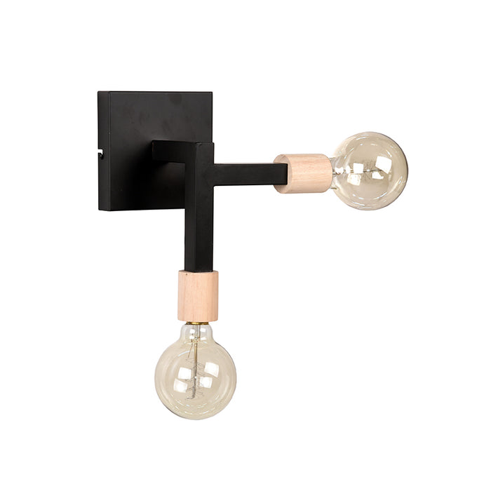 LABEL51 Wandlamp Loco - Zwart - Metaal - SALE-Tafellampen-LABEL51