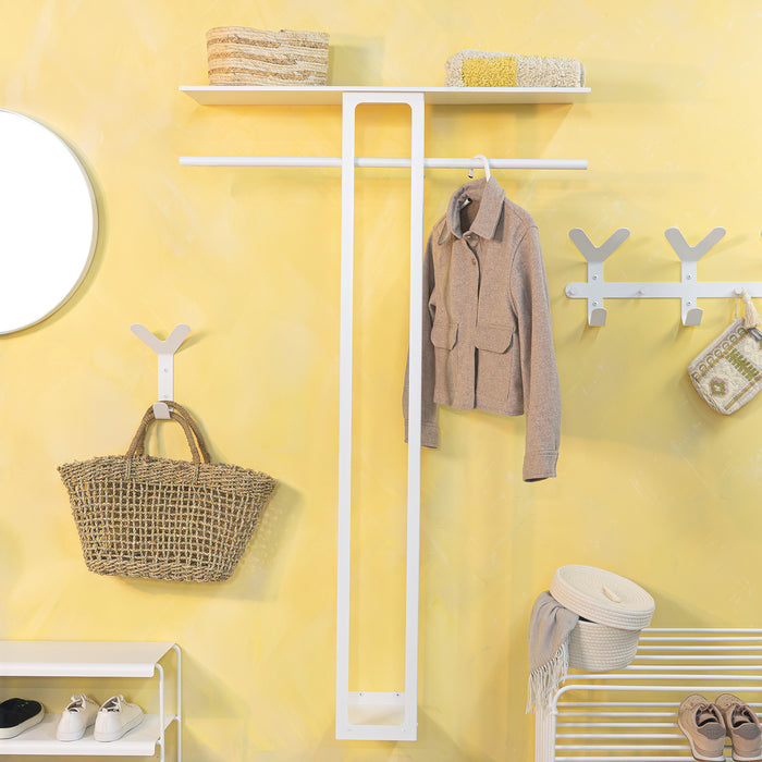 LUNO LARGE 100 Wandkapstok - Wit Spinder Design-Kapstokken-Spinder